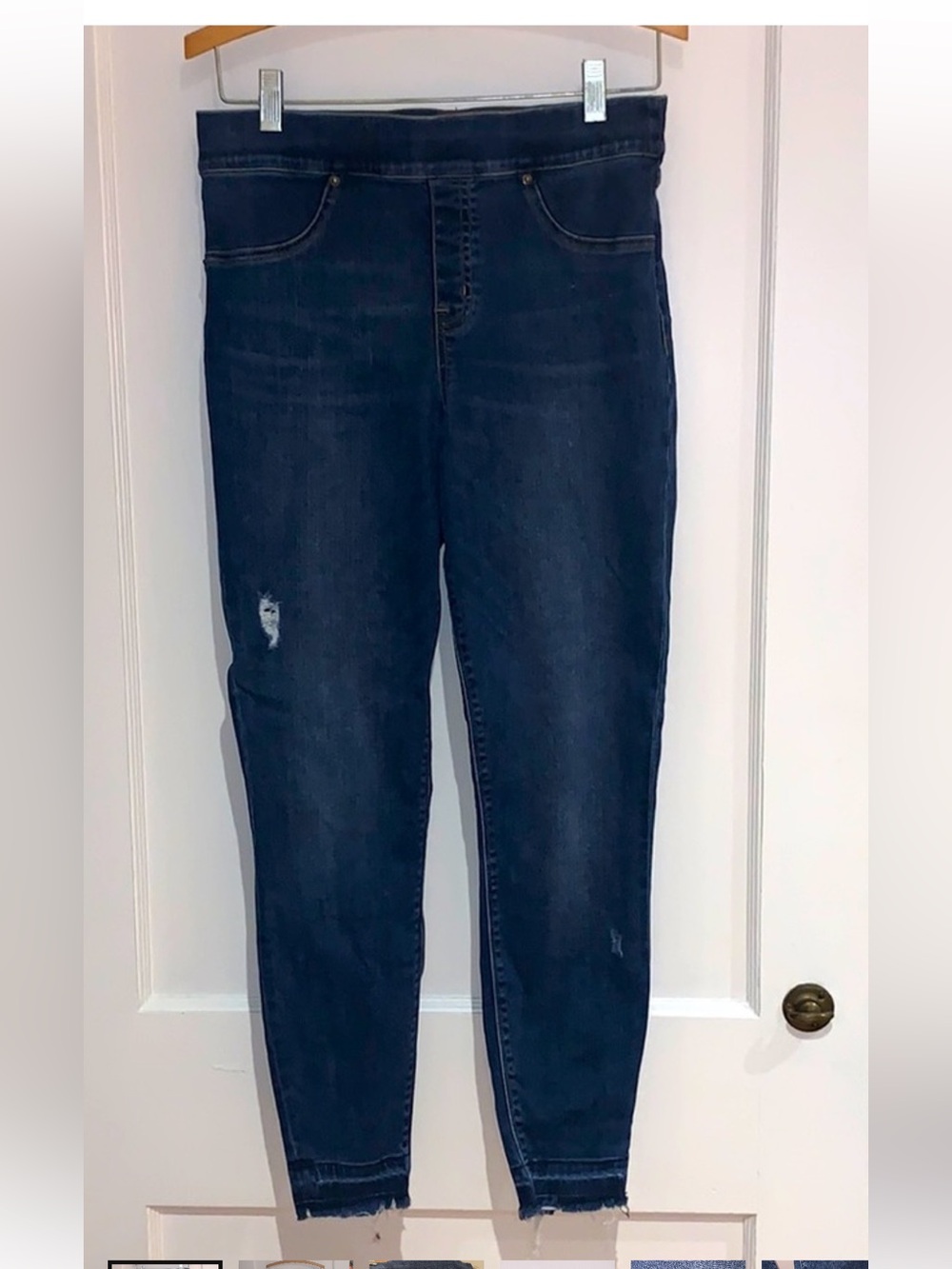 SPANX Dark Blue/Indigo Skinny Jeans